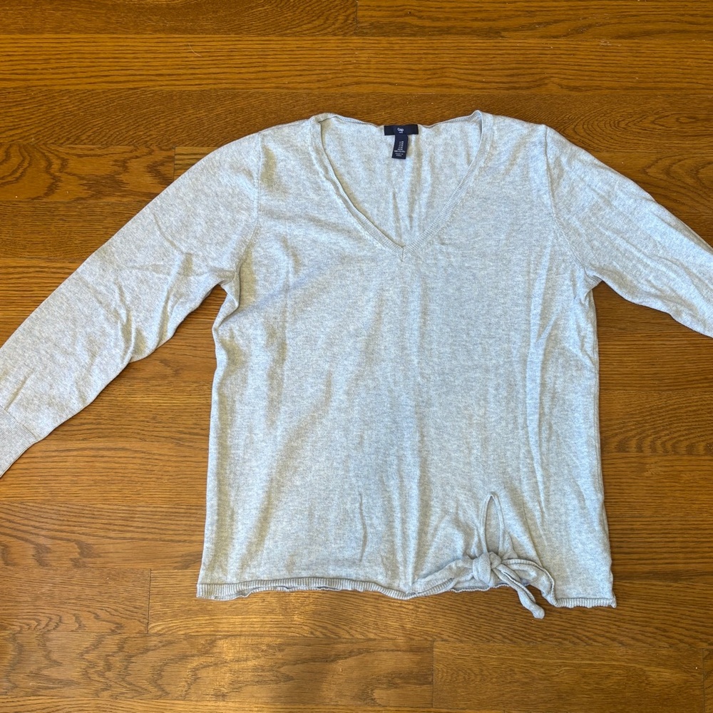 GAP Light Gray Knit Top